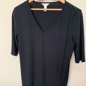 Black maternity/ nursing blouse